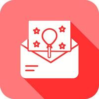 Party Invitation Icon Design vector
