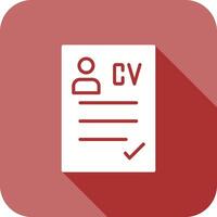 CV Icon Design vector