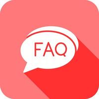 FAQ Section Icon Design vector