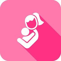 Mother and Child Icon Design vector