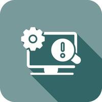 Troubleshooting Icon Design vector