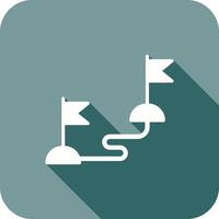 Milestones Icon Design vector