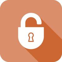 Open Lock Icon Design vector