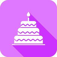 Cake Topper Icon Design vector