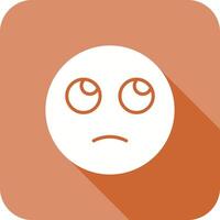 Face with Rolling Eyes Icon Design vector