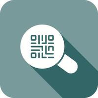QR Code App Icon Design vector