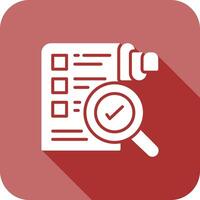 Profile Evaluation Icon Design vector