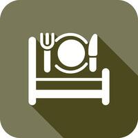 Breakfast in Bed Icon Design vector