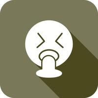 Face Vomiting Icon Design vector