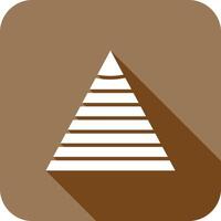 Pyramid Graph Icon Design vector