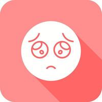 Pleading Face Icon Design vector