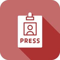 Press Pass Icon Design vector