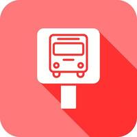 Bus Stop Icon Design vector