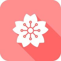 Cherry Blossom Icon Design vector