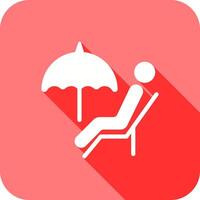 Relaxing Day Icon Design vector