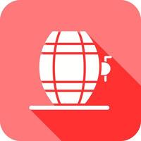 Wine Barrel Rack Icon Design vector