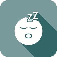 Sleeping Face Icon Design vector