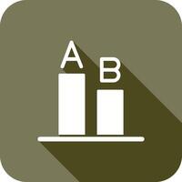 AB Testing Icon Design vector