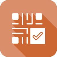 QR Code Checkout Icon Design vector
