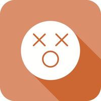 Dizzy Face Icon Design vector