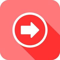 Right Arrow Icon Design vector