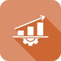 Performance Metrics Icon Design vector
