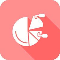 Pie Chart Icon Design vector