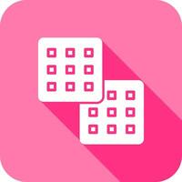 Waffle Icon Design vector