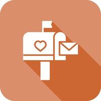 Mailbox with Mail Icon Design vector