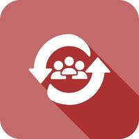 Career Change Icon Design vector