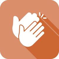 Clapping Hands Icon Design vector