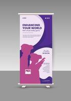 Virtual reality 3d game training workshop banner design vector