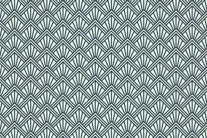 Geometric line shapes art deco style seamless repeat pattern vector