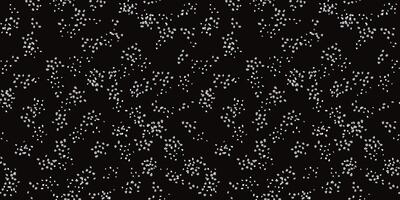Seamless polka dots pattern. Black and white background . Hand drawn sketch. Plain minimalist ornament with abstract shape random dots, spots, drops snowflakes vector