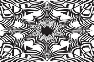 Stunning Monochrome Illusions for Background and Overlay Textures vector