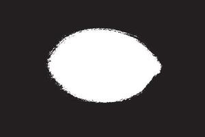 Black Patterned Texture on Bright White Canvas vector