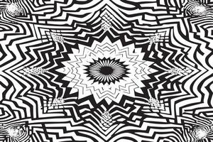Black and White Dynamic Illusion Texture for Artistic Backgrounds High Contrast Monochrome Illusion Patterns for Overlay Design vector