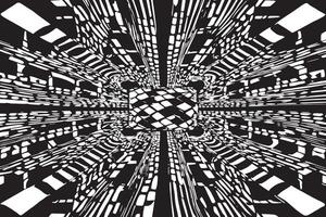 High Definition Abstract Black Overlay Design vector