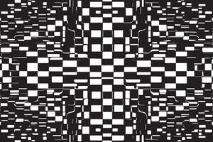 Artistic Black Texture on White Background vector