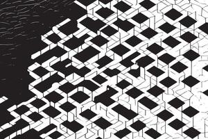 High Definition Monochrome Overlay Design vector