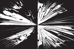 Overlay Design with Black Abstract Patterns vector