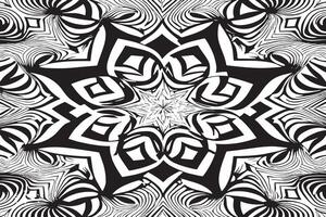 Abstract Hypnotic Texture Art in Black and White for Overlays vector