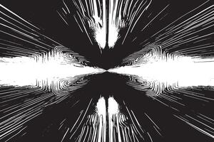 Abstract Monochrome Texture with Black on White vector