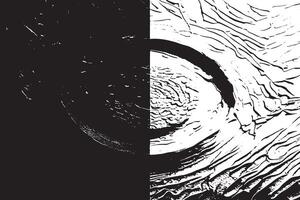 Monochrome Design with Black Texture on White vector