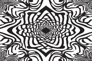 Dynamic Monochrome Patterns with Illusion Effects for Overlay vector