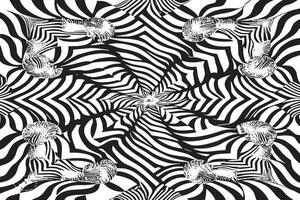 Black and White Artistic Texture Patterns for Overlay Design vector