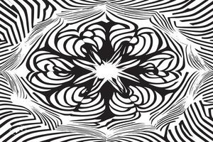 Black and White Textural Illusion for Modern Background Overlays vector