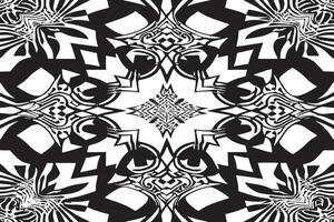 Hypnotizing Black and White Abstract Art for Background and Texture Design vector