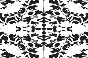 Pure Black Abstract Texture Overlay on Bright White Background vector