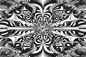 Clean Monochrome Texture Design Featuring Hypnotizing Illusions vector